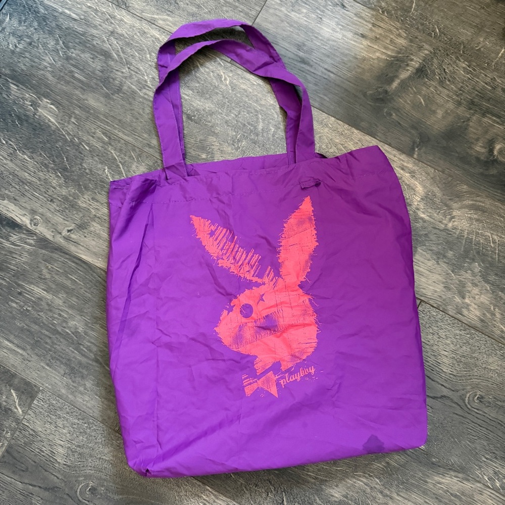 Playboy Y2K purple tote bag